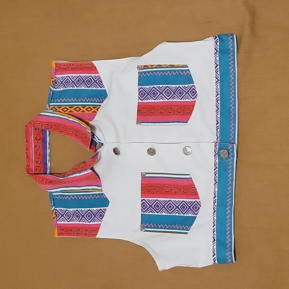 Vintage cutout crop top